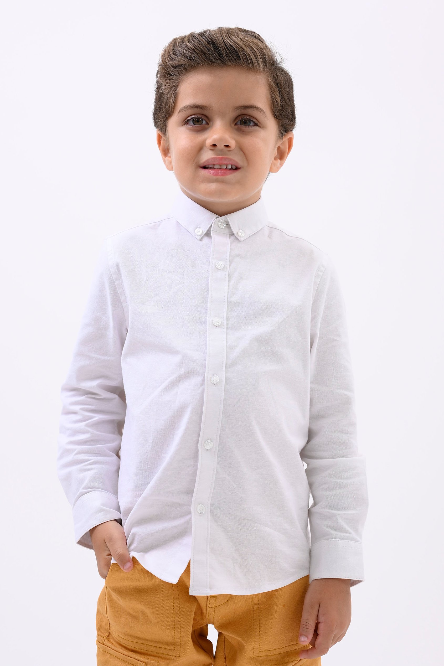 Boys LS Stretch Shirt (3-14yrs)