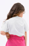 Girls Rainbow Embroidered T-Shirt