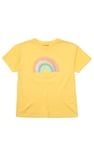 Girls Rainbow Embroidered T-Shirt