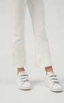 Girls Texture Ribbed Flared Leggings