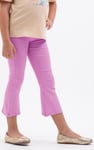 Girls Texture Ribbed Flared Leggings