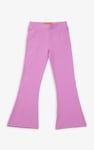 Girls Texture Ribbed Flared Leggings