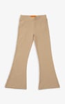 Girls Texture Ribbed Flared Leggings