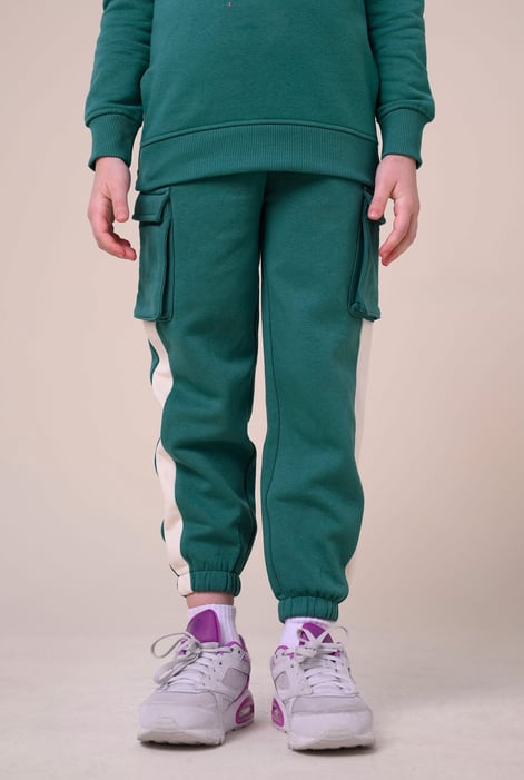 Cream Colour Block Cargo Jogger (2/3yrs-8/9yrs)