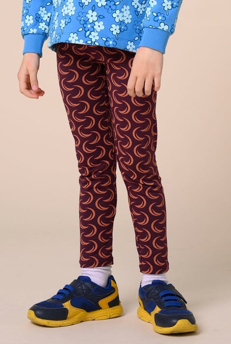 Girls Cream Geo Print Leggings (12/18mths-6/7yrs)