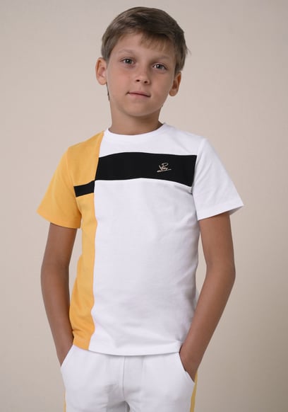 Boys Colour Block T-Shirt ( 3yrs-9yrs)