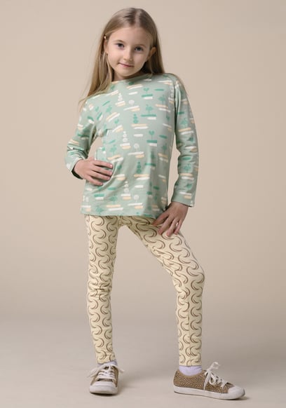 Girls Geo Print Leggings (12/18mths-6/7yrs)