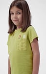 Girls Broderie Pocket With Embroidery T-Shirt