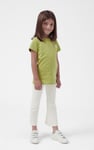 Girls Broderie Pocket With Embroidery T-Shirt