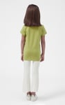 Girls Broderie Pocket With Embroidery T-Shirt
