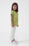 Girls Broderie Pocket With Embroidery T-Shirt