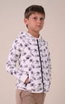 Boys Printed Zipper Hoodie ( 12/18mths-7yrs)