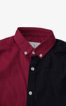 Boys LS Red/Black Colourblock Shirt (3-14yrs)