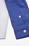 Boys LS Blue/White Colourblock Shirt (3-14yrs)