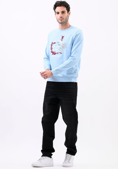 Enorsia Authentic Black Straight Fit Jeans
