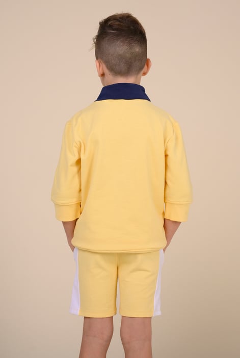 Boys Yellow Cut & Sew Shorts ( 6yrs-11yrs)