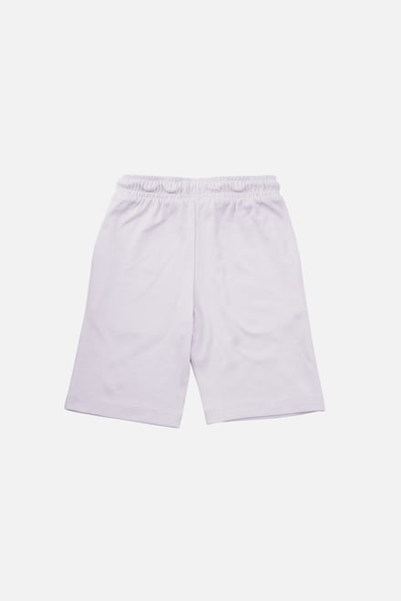 Two-Toned Printed T-Shirt And Shorts Set