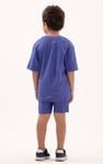 Two-Toned Printed T-Shirt And Shorts Set