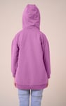 Smile Embroidery Longline Hoodie  (2yrs-9yrs)