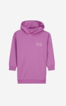 Smile Embroidery Longline Hoodie  (2yrs-9yrs)