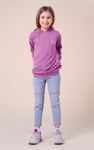 Smile Embroidery Longline Hoodie  (2yrs-9yrs)