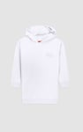 Smile Embroidery Longline Hoodie  (2yrs-9yrs)