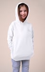 Smile Embroidery Longline Hoodie  (2yrs-9yrs)