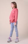 Smile Embroidery Longline Hoodie  (2yrs-9yrs)