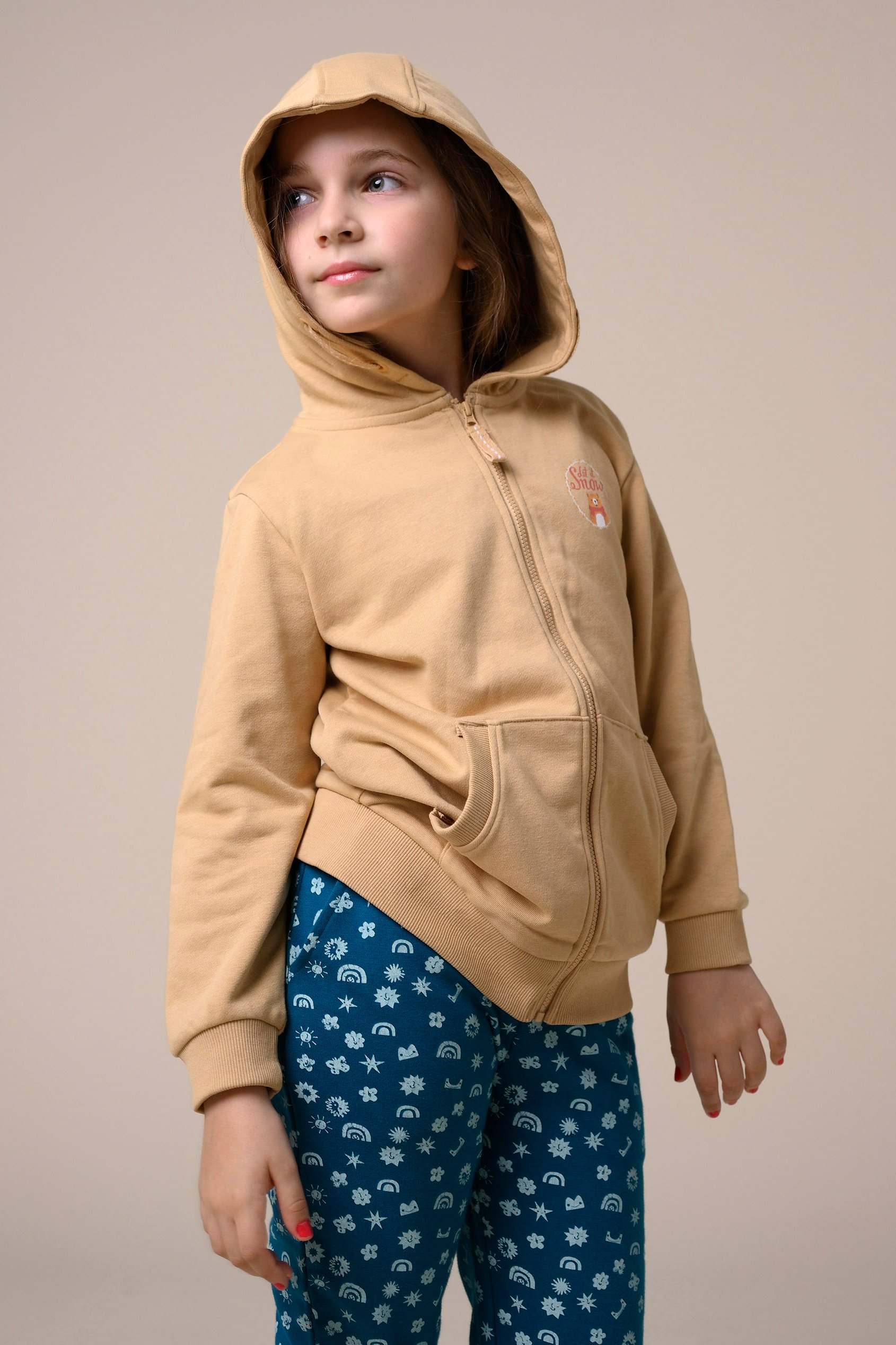 Girls Let It Snow Hoodie  (2yrs-9yrs)