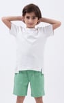 Crew Neck Shiny Printed T-Shirt