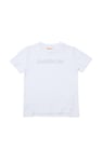 Crew Neck Shiny Printed T-Shirt