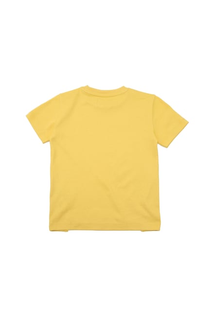 Crew Neck Shiny Printed T-Shirt