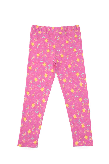 Girls Printed SS T-Shirt & Cropped Pyjama Set