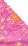 Girls Printed SS T-Shirt & Cropped Pyjama Set