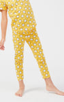 Girls Printed SS T-Shirt & Cropped Pyjama Set