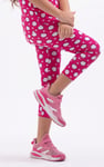 Girls Printed SS T-Shirt & Cropped Pyjama Set