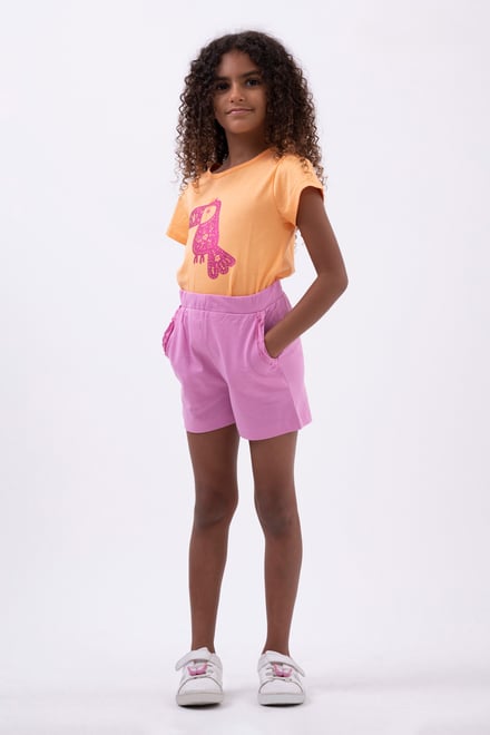 Frilly Pocket Jersey Shorts