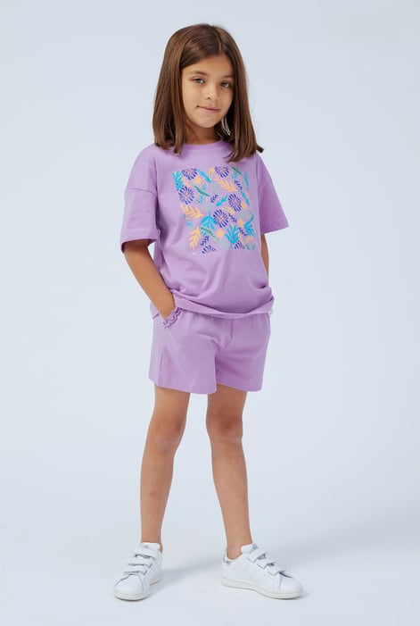 Pink Frilly Pocket Jersey Shorts