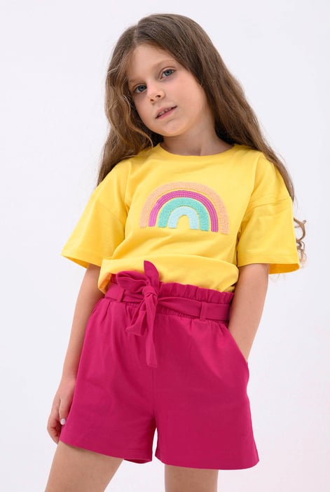 Green Paper Bag Jersey Shorts