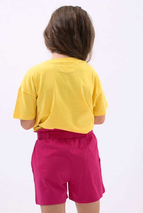 Pink Paper Bag Jersey Shorts