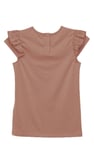 Girls Top With Broderie Ruffle