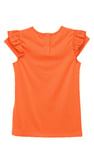 Girls Top With Broderie Ruffle