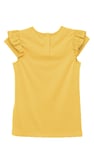Girls Top With Broderie Ruffle