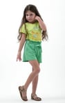 Double Layer Sunny Glitter Printed T-Shirt