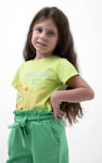 Double Layer Sunny Glitter Printed T-Shirt