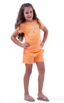 Double Layer Sunny Glitter Printed T-Shirt