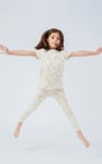 Girls Sun Flower Print Pyjama Set