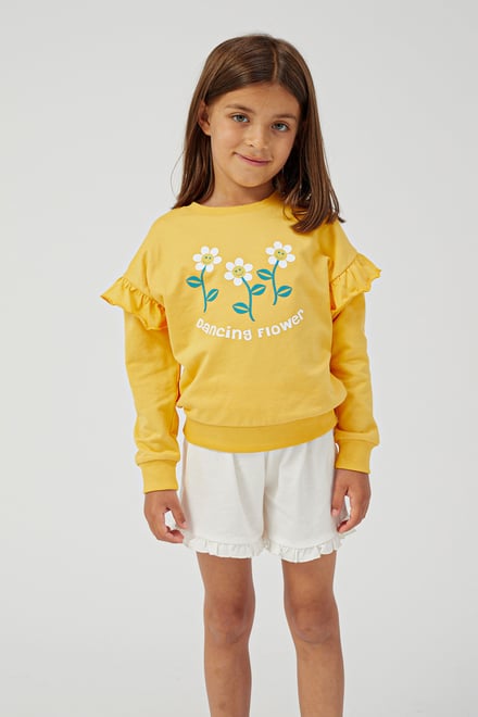 Frill Jersey Shorts