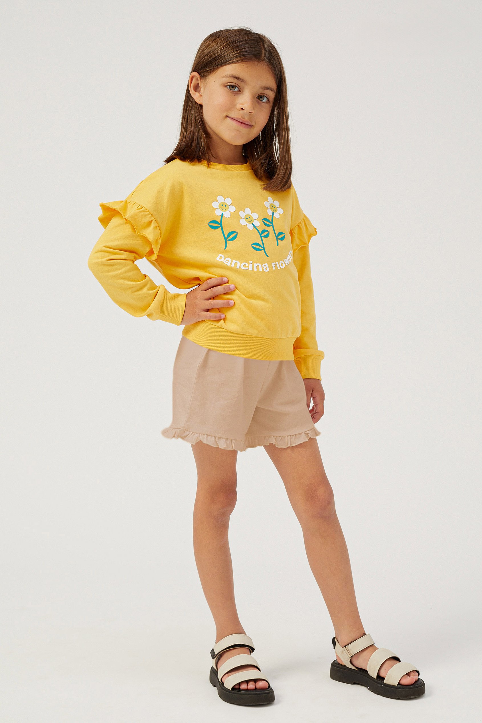 Frill Jersey Shorts
