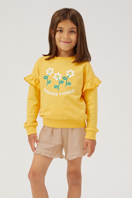 Frill Jersey Shorts